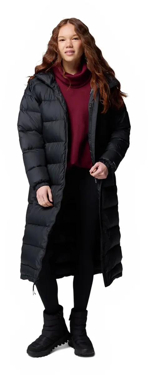 Columbia Pike Lake III Long Jacket Dames Outdoorjas - Zwart - afbeelding 3 van 6