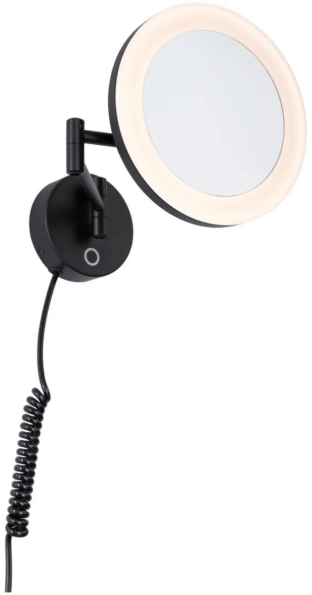 Paulmann Masua LED Cosmeticaspiegel 43cm - 55lm - IP44 - Zwart mat
