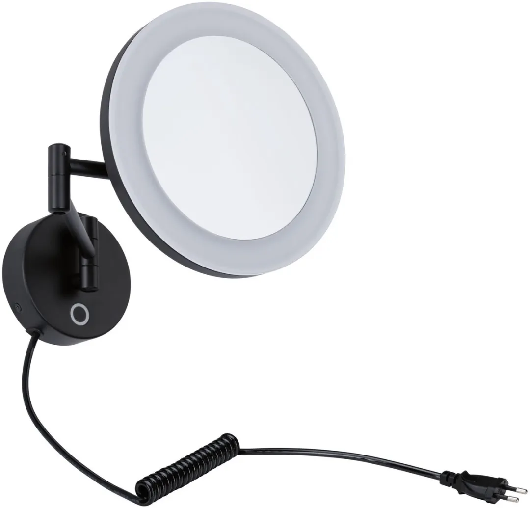 Paulmann Masua LED Cosmeticaspiegel 43cm - 55lm - IP44 - Zwart mat - afbeelding 6 van 6
