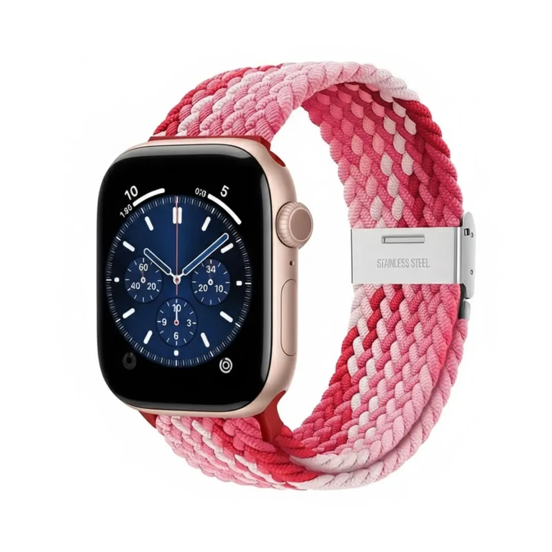 NUVEX Gemengde Kleur Nylon Horlogebandje Apple Watch