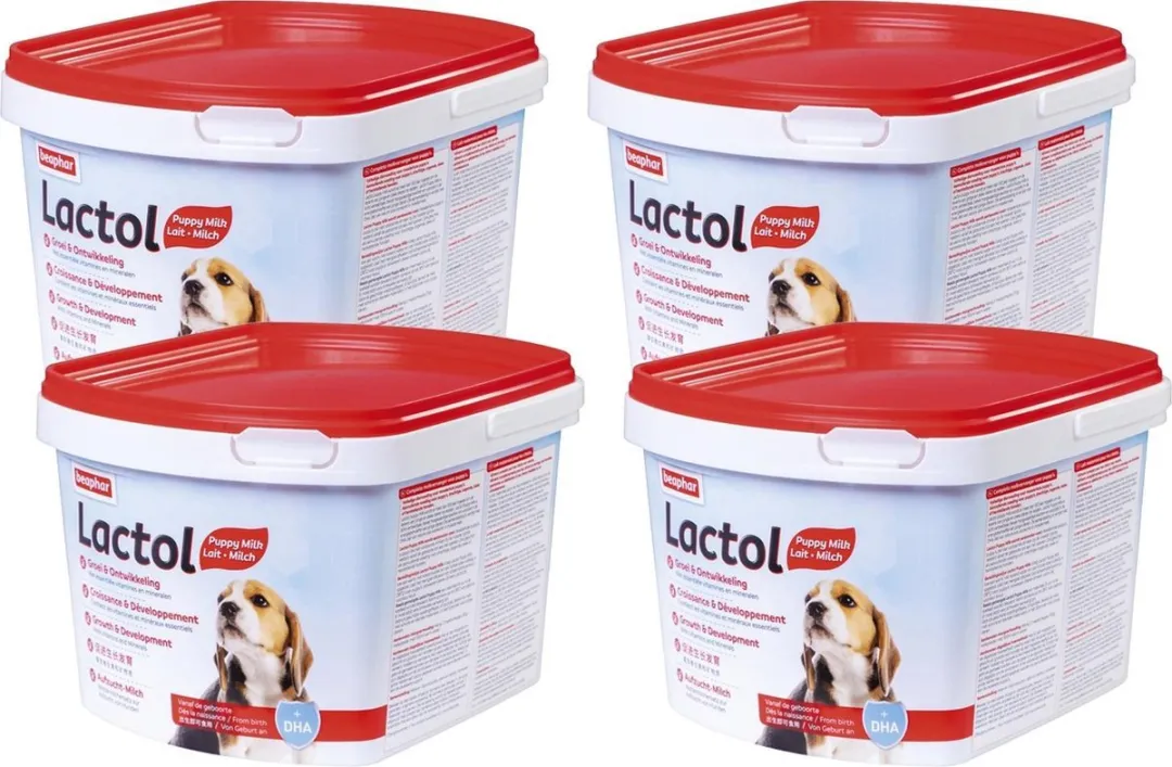 Beaphar Puppy Lactol Melkvervanging - 4x1kg