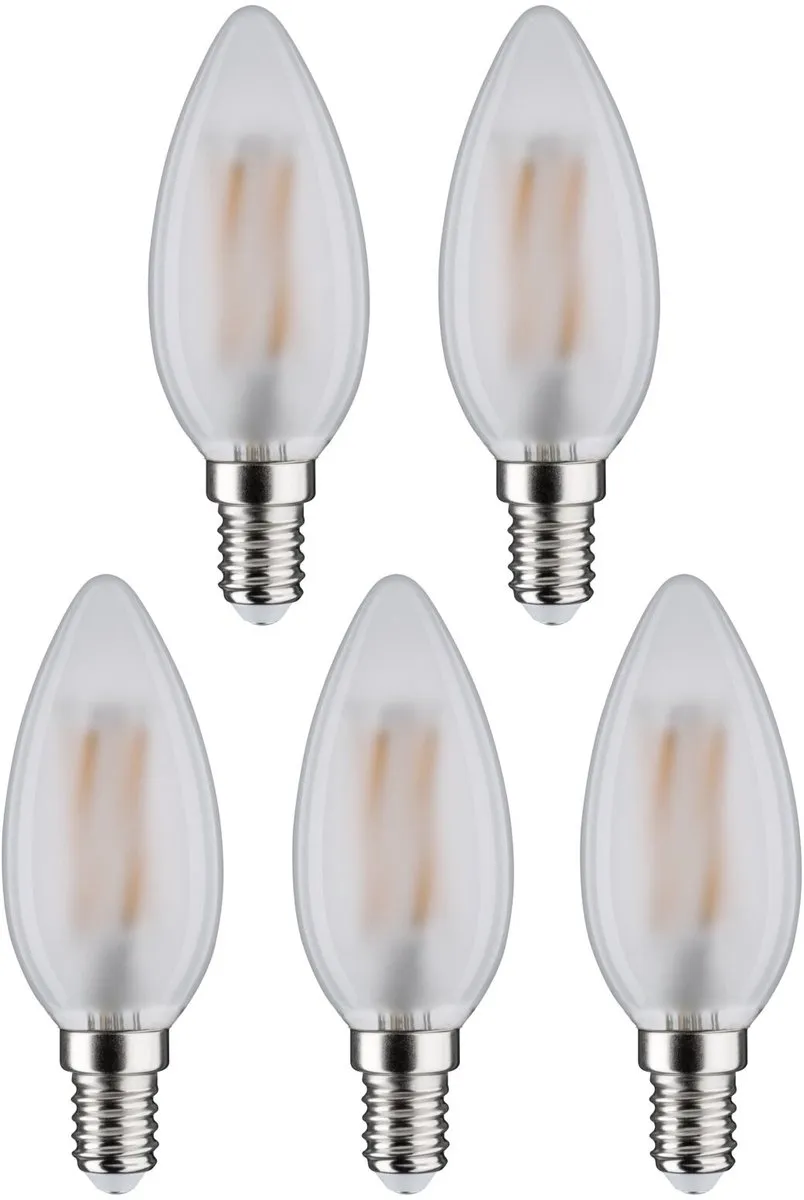 Paulmann Filament LED Kaars E14 5x470lm 24W Mat