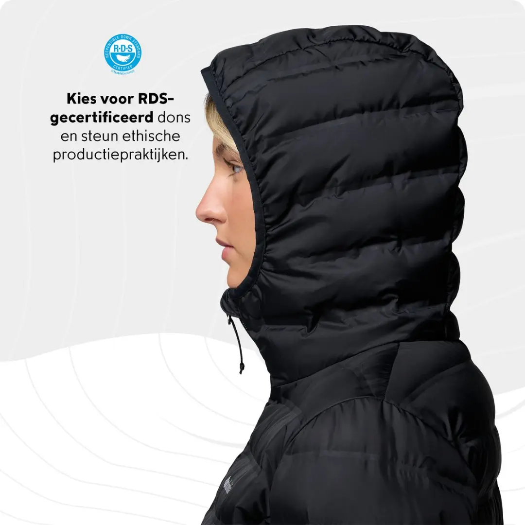 Columbia Lake 22™ II Down Hooded Jacket Dames Outdoorjas - Black
