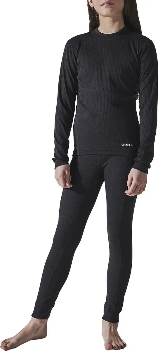 Craft Core Dry Baselayer Jr Thermoset - Zwart - Maat 134 - afbeelding 4 van 6