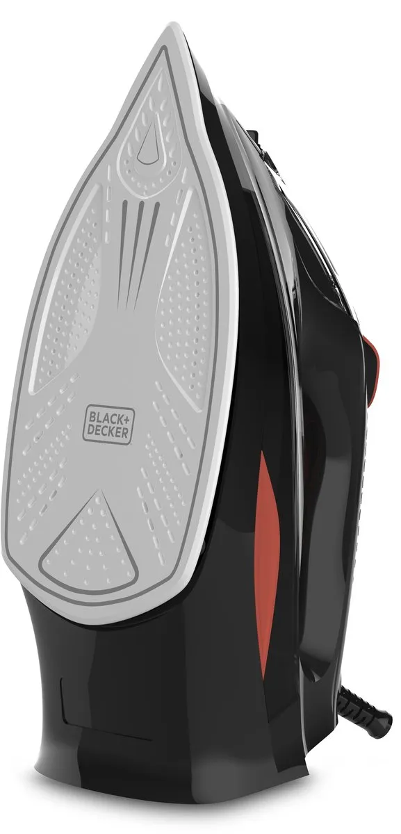 BLACK+DECKER BXIR3000E Stoomstrijkijzer 3000W - 420ml - Zwart/Rood