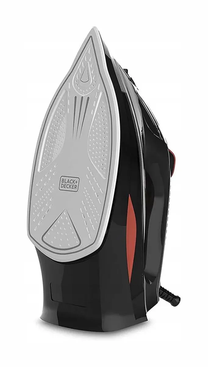 BLACK+DECKER BXIR3000E Stoomstrijkijzer 3000W - 420ml - Zwart/Rood