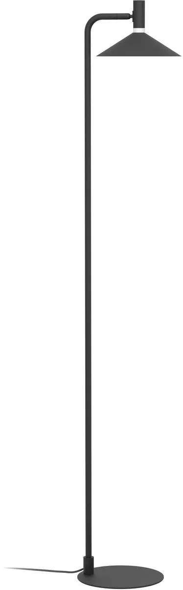EGLO connect.z Conomavilla-Z Smart Vloerlamp - 151cm - Zwart/Wit