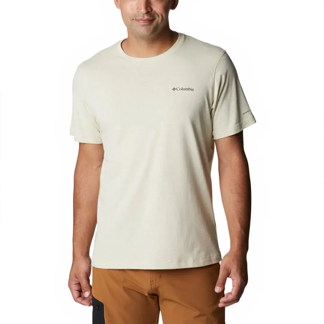 Columbia Thistletown Hills™ T-shirt Met Korte Mouwen Beige S Man