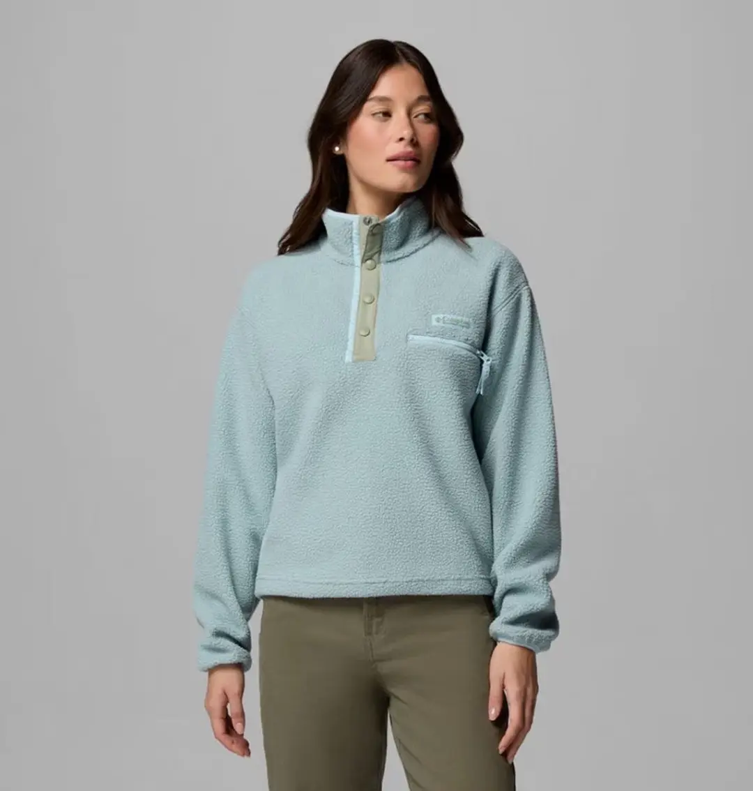 Columbia Helvetia II Cropped Half Snap Wmns L