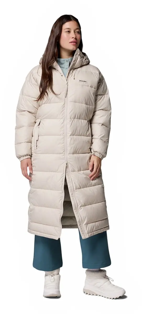 Columbia Pike Lake III Lange Gewatteerde Jas - Beige - XS - afbeelding 5 van 6