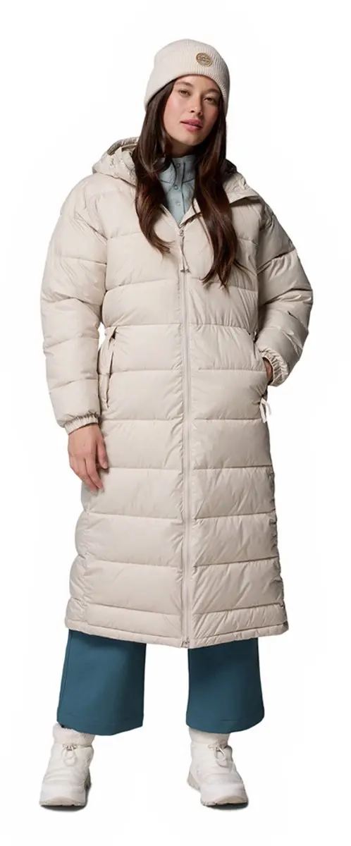 Columbia Pike Lake III Lange Gewatteerde Jas - Beige - XS