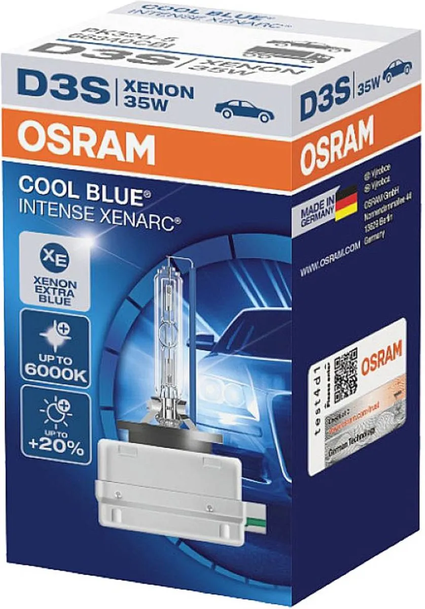 Osram Xenarc Cool Blue D3S Xenonlamp 35W - afbeelding 5 van 6
