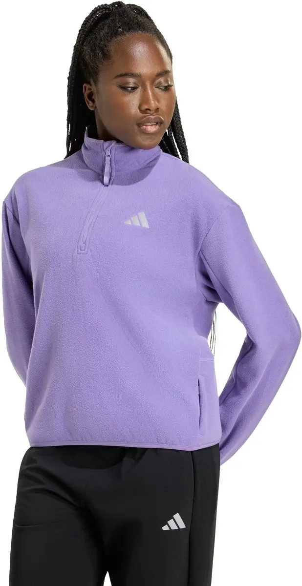 Adidas Performance Adi365 Running Essentials Winterized Fleece Sweater Met Halfl