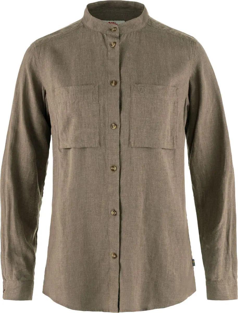 Fjällräven Ovik Hemp Shirt LS W - - Outdoor Kleding - Fleeces en Truien - Overhemd lange mouw