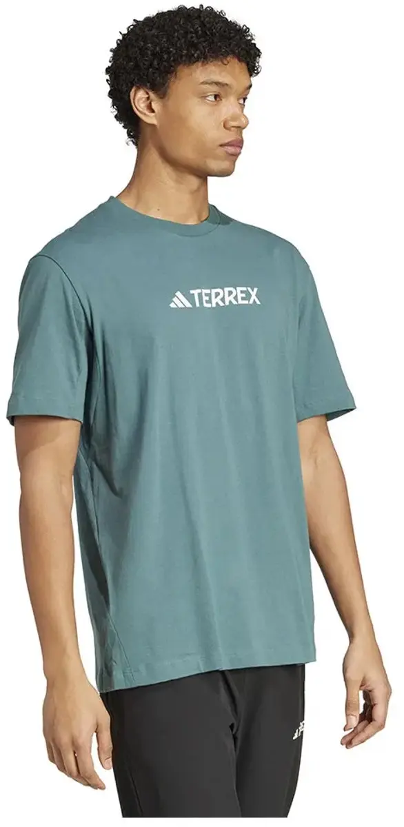 adidas Terrex Classic Logo T-shirt - Preloved Teal - M - afbeelding 3 van 3