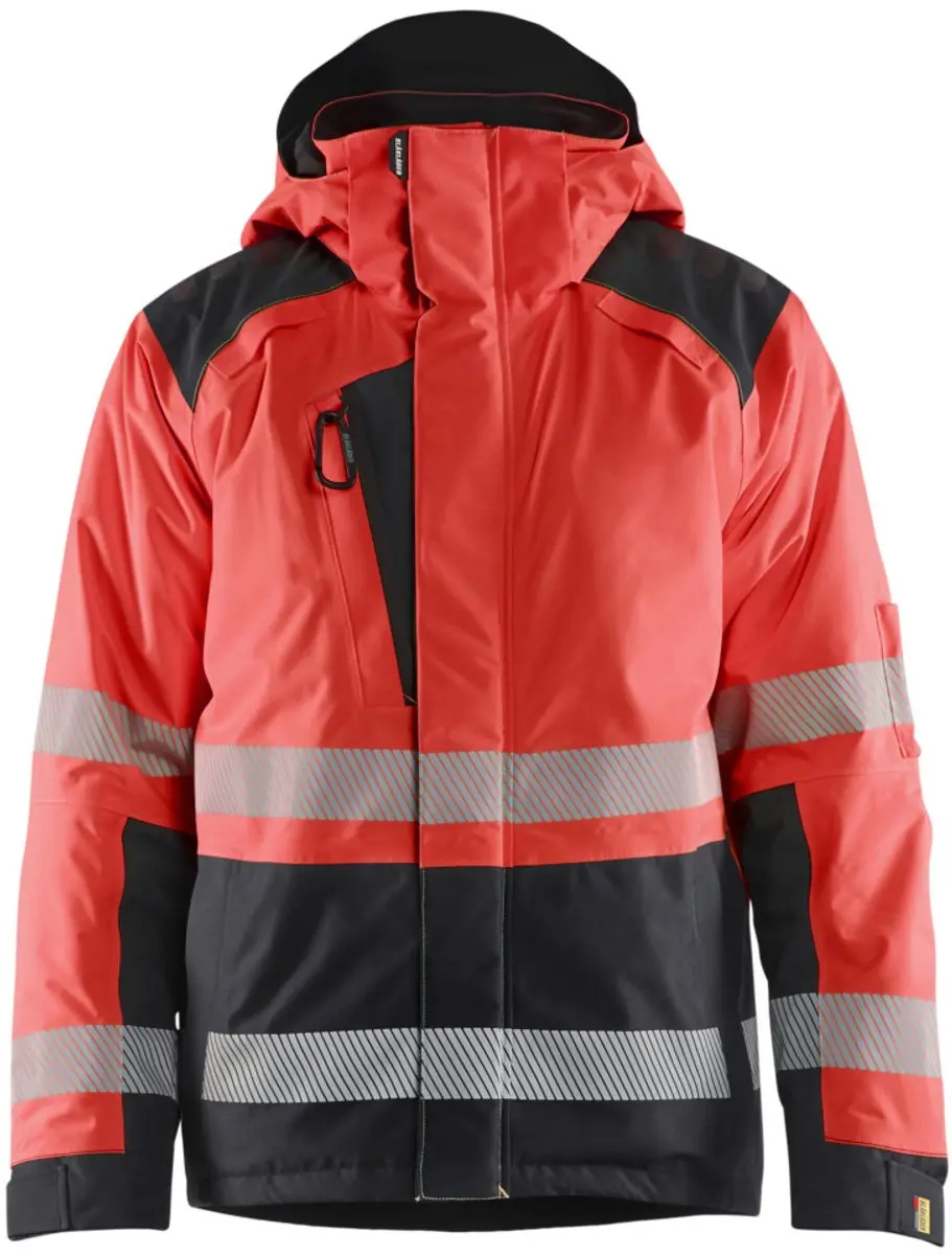 Blaklader 4455-1987 Winterjas High Vis - High Vis Rood/Zwart - XS