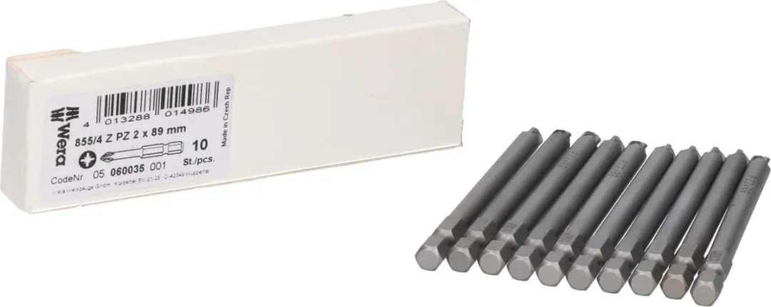 Wera 05060035001 Pozidriv PZ 2 Bit 89mm - Metaal
