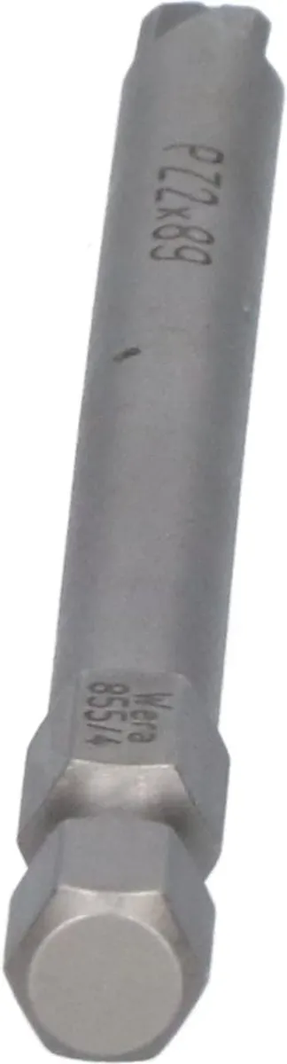 Wera 05060035001 Pozidriv PZ 2 Bit 89mm - Metaal