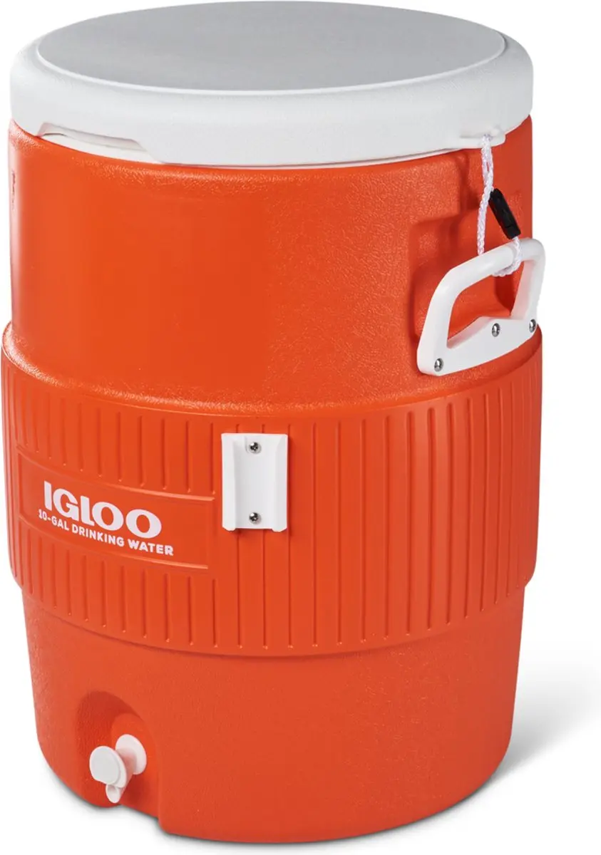 Igloo 10 Gallon Seat Top Drankdispenser - 37L - Oranje