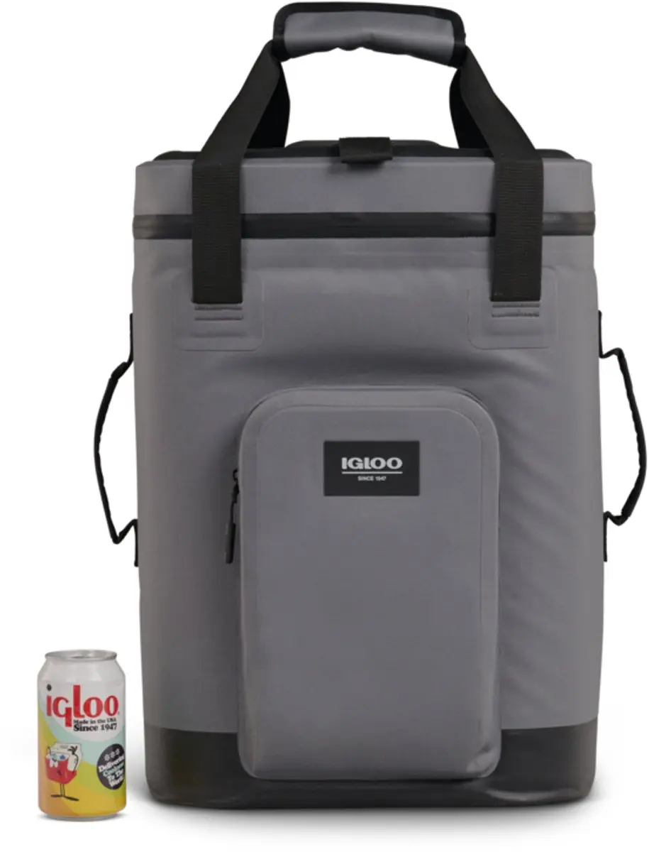 Igloo - Trailmate 24 Backpack – Koelrugzak voor Outdoor en Dagelijks Gebruik - 24 blikjes - grijs - afbeelding 4 van 6
