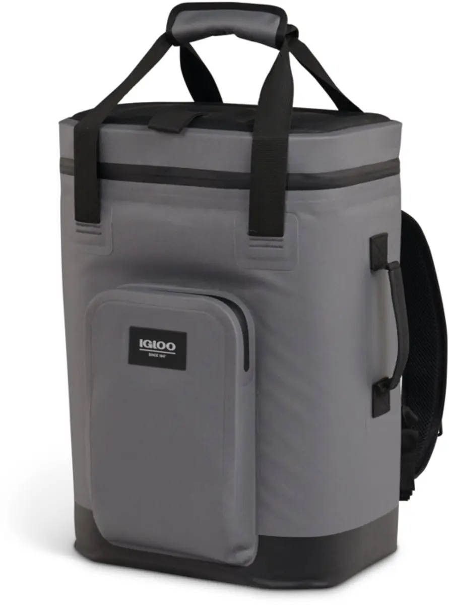 Igloo - Trailmate 24 Backpack – Koelrugzak voor Outdoor en Dagelijks Gebruik - 24 blikjes - grijs - afbeelding 2 van 6