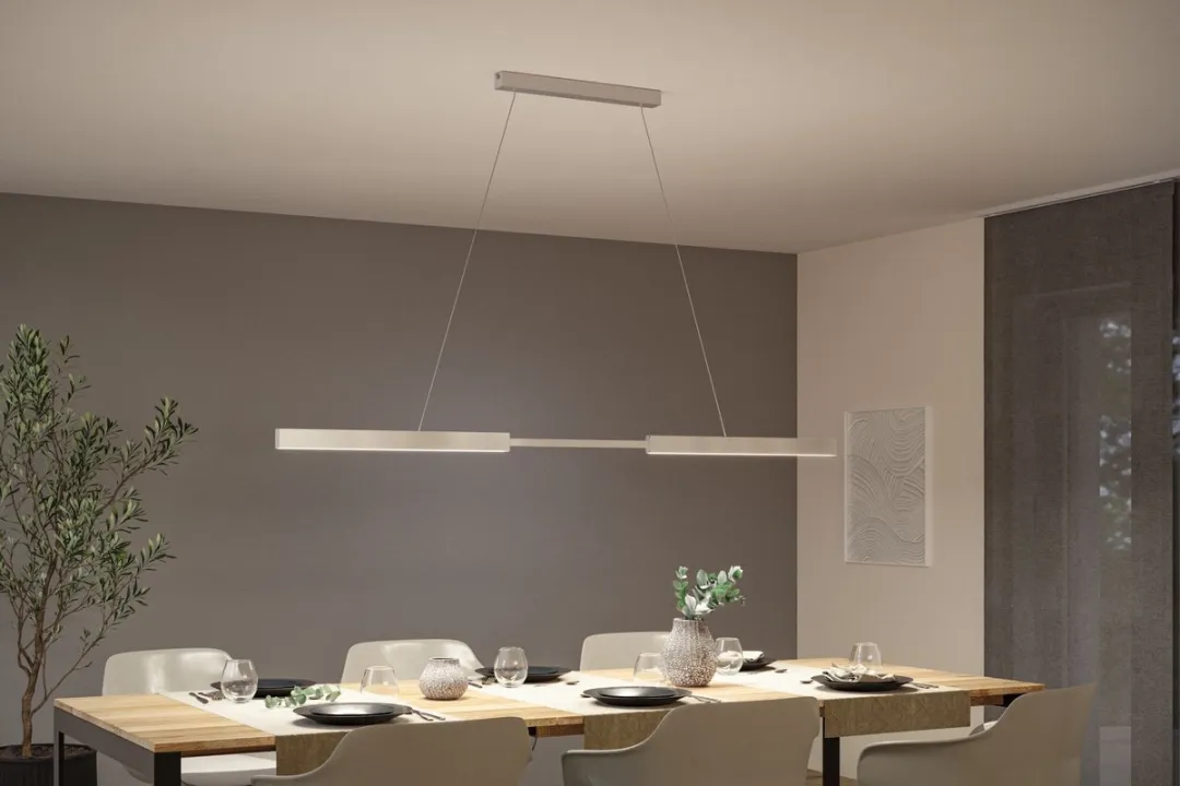 Paulmann LED Hanglamp Aptare Zigbee RGBW+ - 2x16W - Alu geborsteld - afbeelding 6 van 6