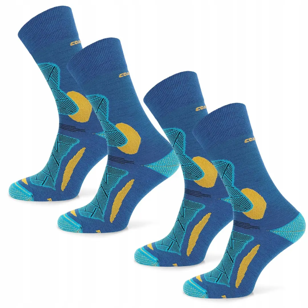 Comodo Merino Wandelsokken 39-42 Blauw