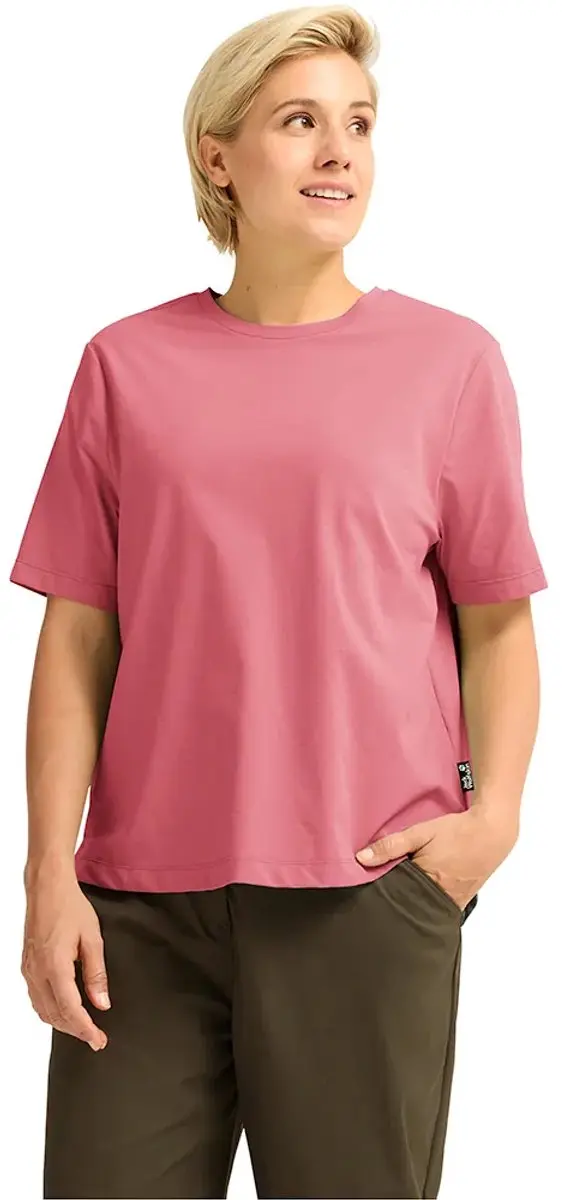 Jack Wolfskin Travel T-shirt Met Korte Mouwen Roze M Vrouw
