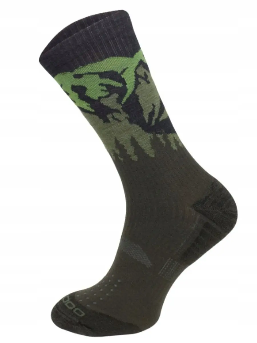 Comodo Merino Fusion Trekking Sokken Maat 43-46 Khaki