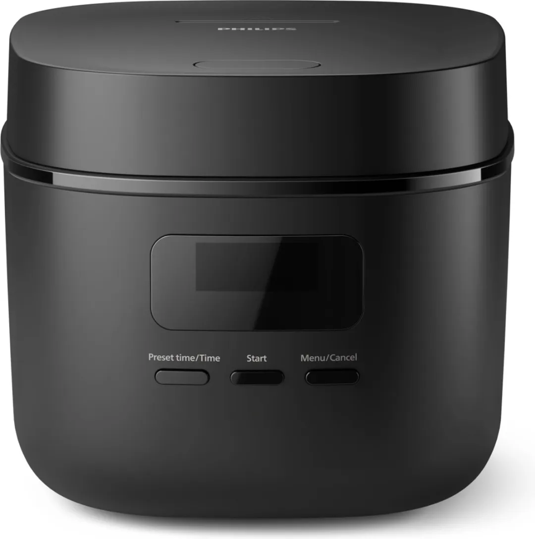 Philips 3000 Series Mini Rijstkoker HD3080/80 - 5 Programma's - 1.8L - Zwart