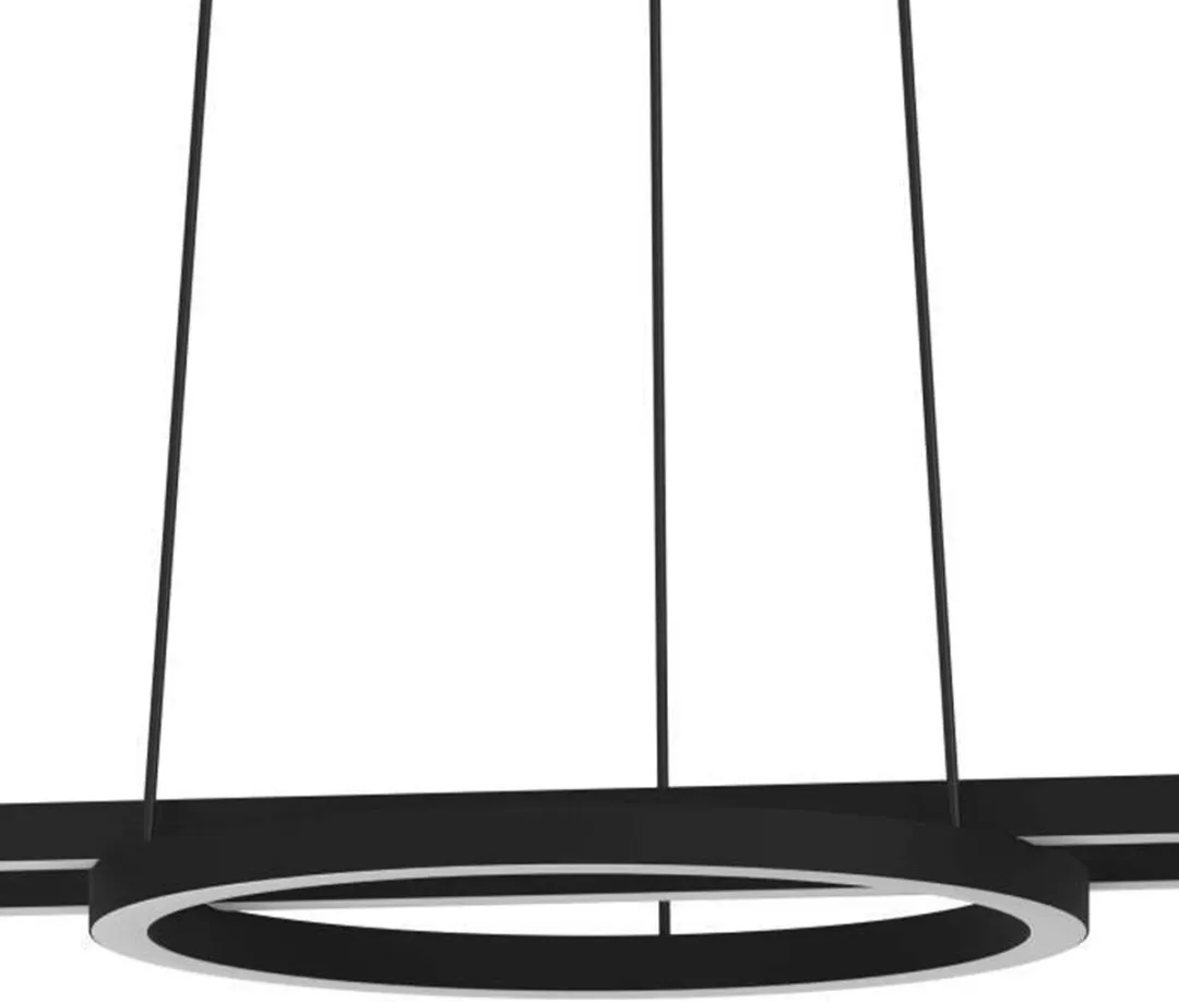 EGLO connect.z Zillerio-Z Smart Hanglamp 116cm - Zwart/Wit
