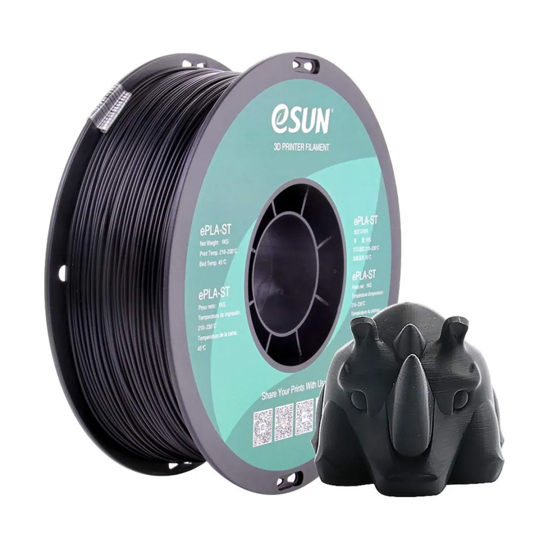 ESUN PLA-ST Filament 1.75mm - Zwart 1kg