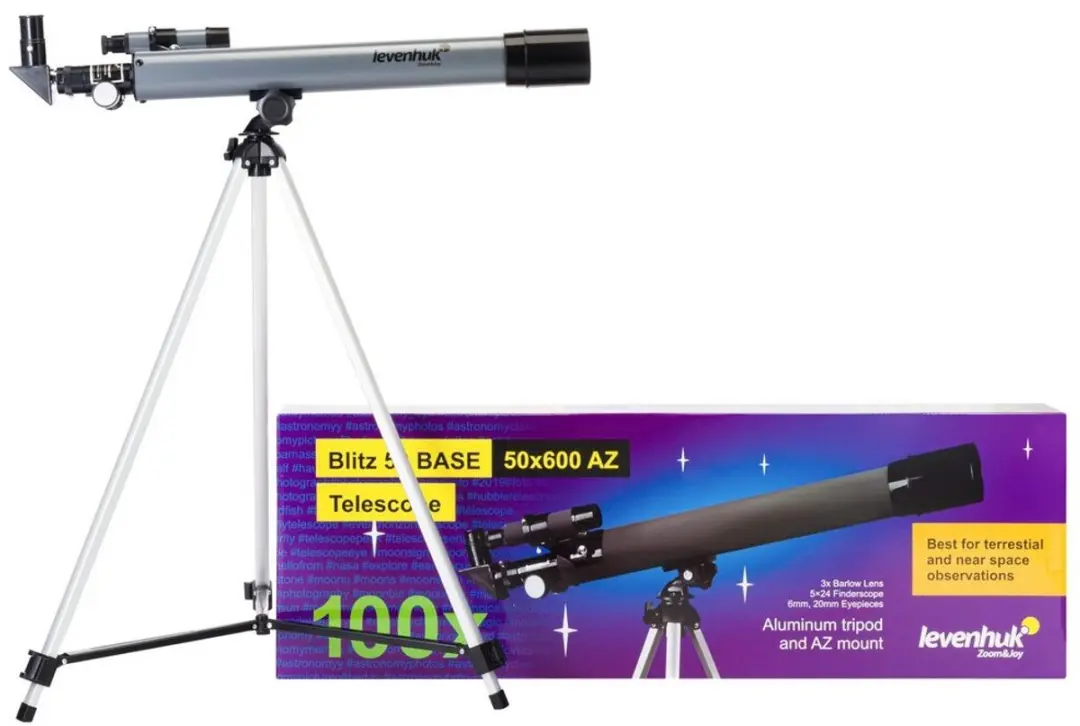 Levenhuk Blitz 50 BASE 77098 Telescoop - 50mm - afbeelding 6 van 6
