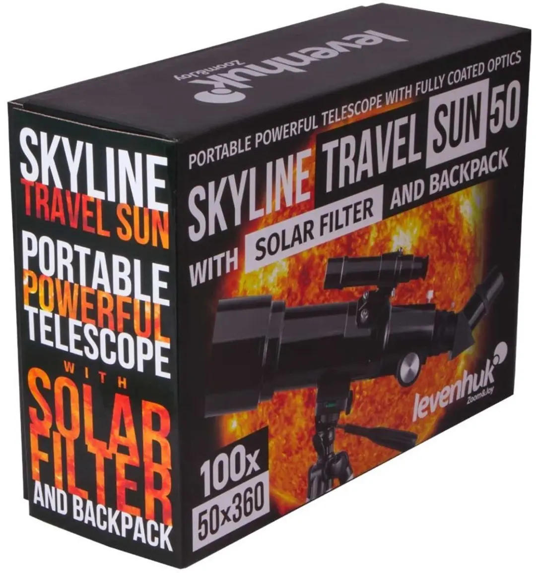 Levenhuk Skyline Travel Sun 50 Telescoop - 50mm - afbeelding 5 van 6
