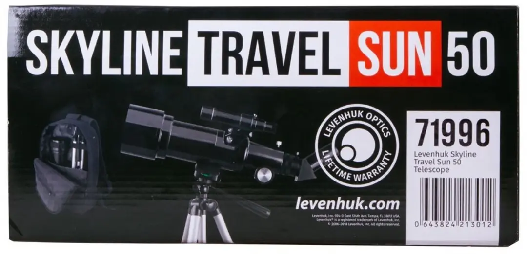 Levenhuk Skyline Travel Sun 50 Telescoop - 50mm - afbeelding 3 van 6