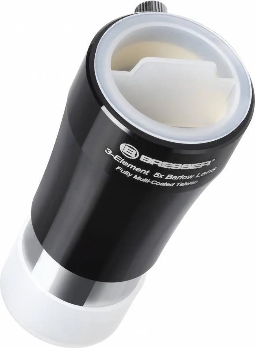 Bresser Telescoop - Barlowlens - 5x - 1,25 Inch - Aluminium - Zwart - afbeelding 3 van 3