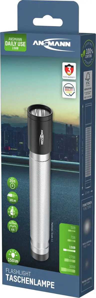Ansmann Zaklamp 150B 150 Lumen