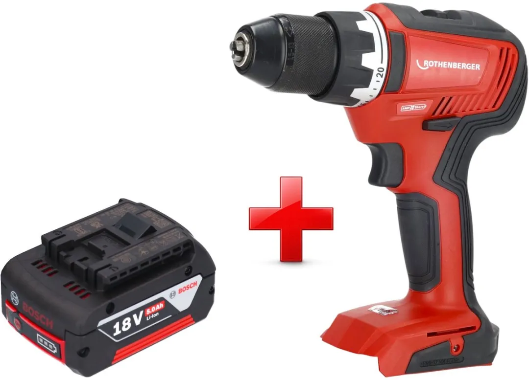 Rothenberger RO DD55 Accuboormachine 18V 55Nm Brushless