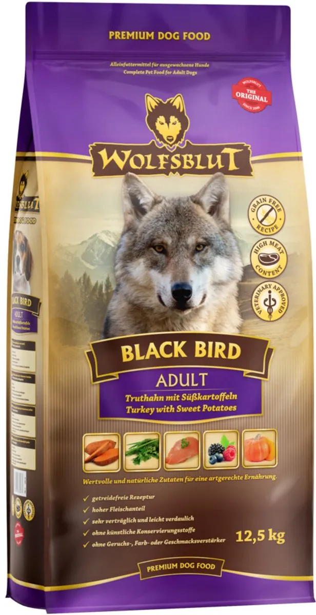 Wolfsblut Grain Free Adult Black Bird 12,5kg