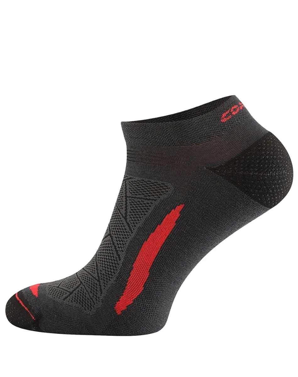 Comodo Trekking Sokken Merino Ultra Light 39-42 Zwart Rood