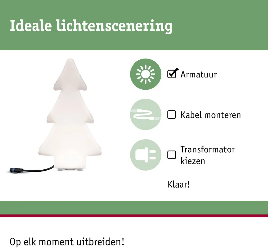 Paulmann Plug & Shine LED Lichtobject Tree IP67 2W