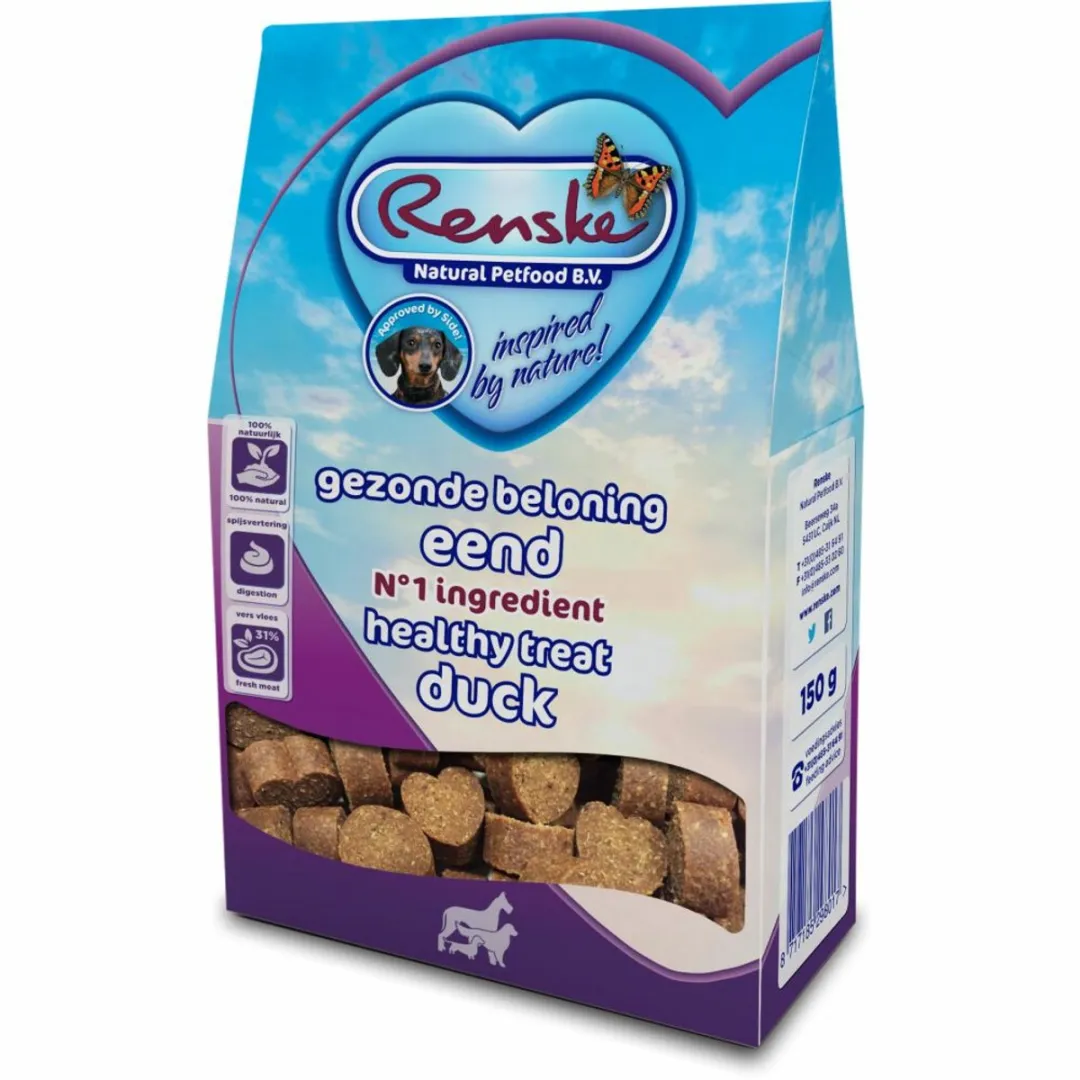 Renske Gezonde Beloning Hartjes Hondensnacks - 7 Stuks