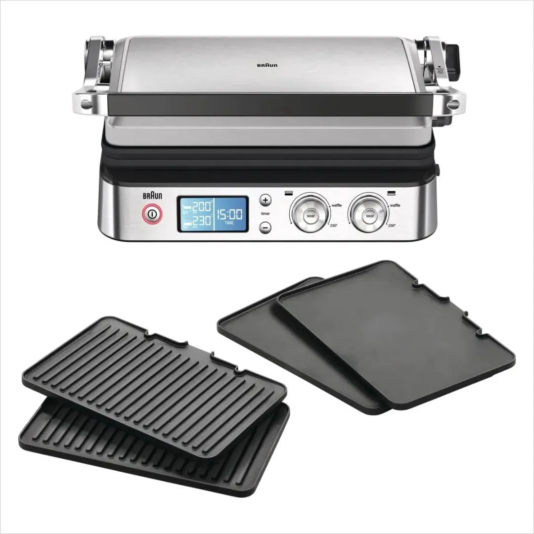 Braun MultiGrill 9 CG9043 Contactgrill - 2000W - 2 Platen