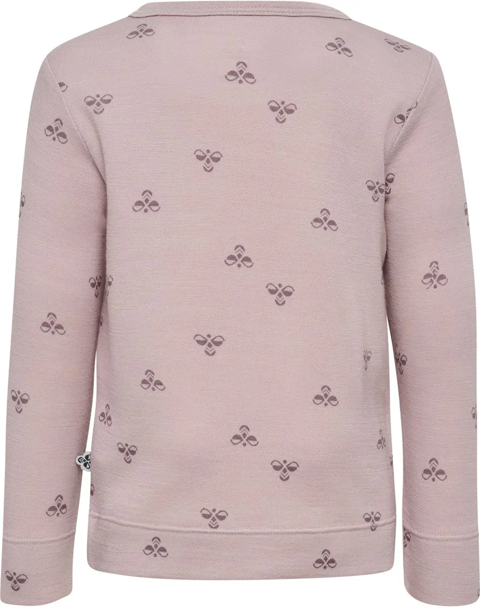 Hummel Hmlmini Wool Kinder T-Shirt - Cloud Gray - afbeelding 2 van 6