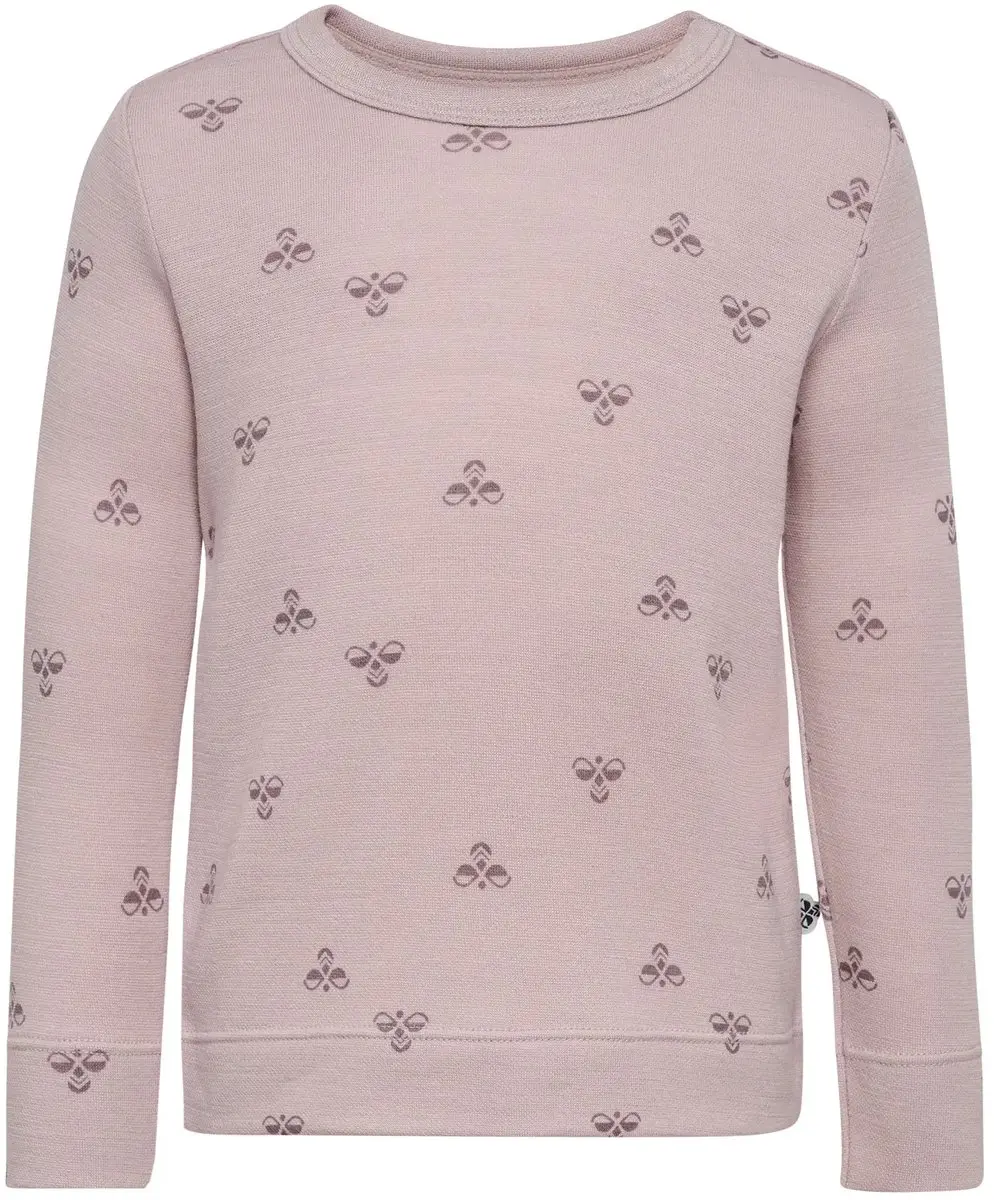 Hummel Hmlmini Wool Kinder T-Shirt - Cloud Gray - afbeelding 6 van 6