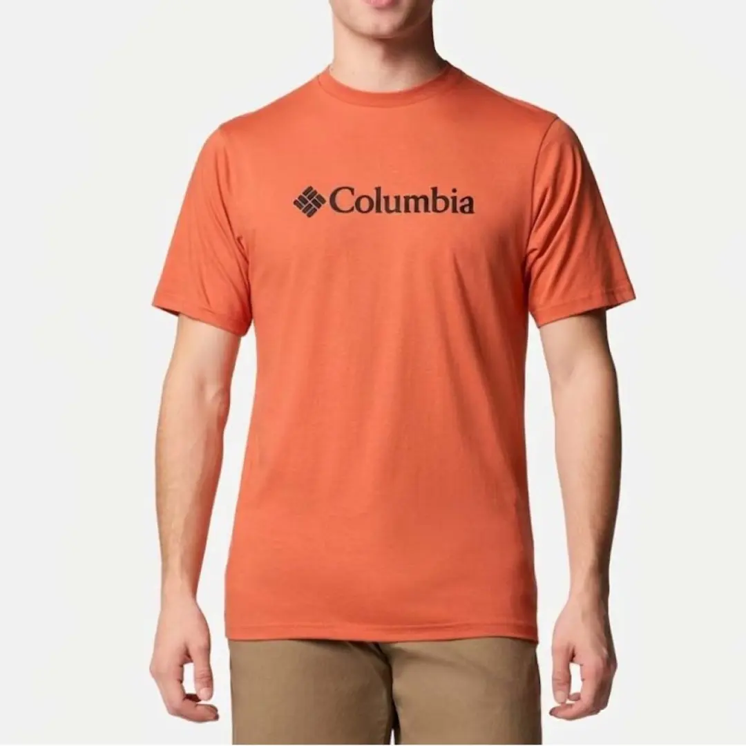 Columbia Csc Basic Logo™ T-shirt Met Korte Mouwen Oranje XL Man