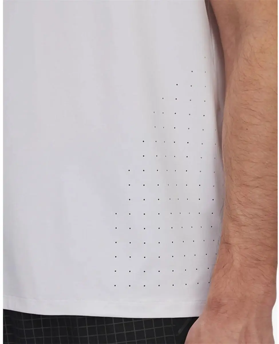 Under Armour Launch Elite Shortsleeve T-shirt - Wit - afbeelding 6 van 6