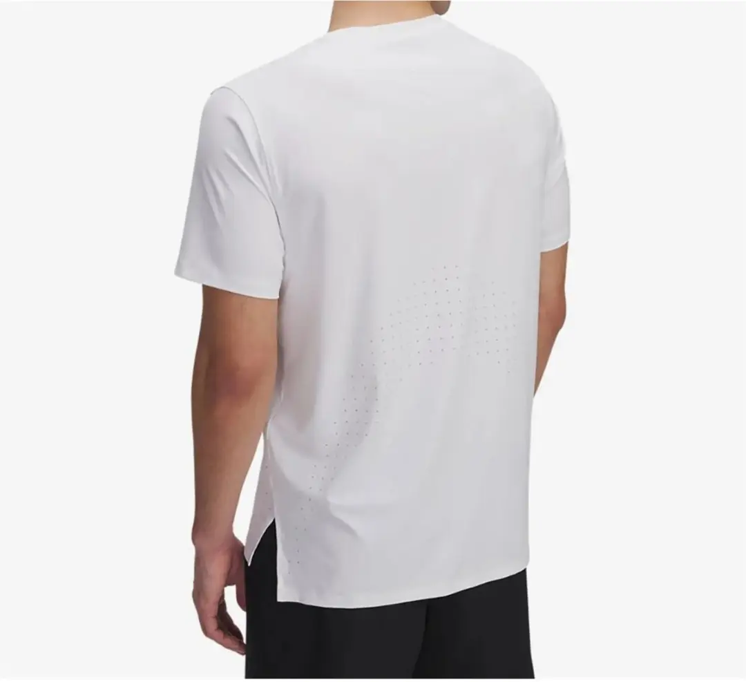 Under Armour Launch Elite Shortsleeve T-shirt - Wit - afbeelding 5 van 6