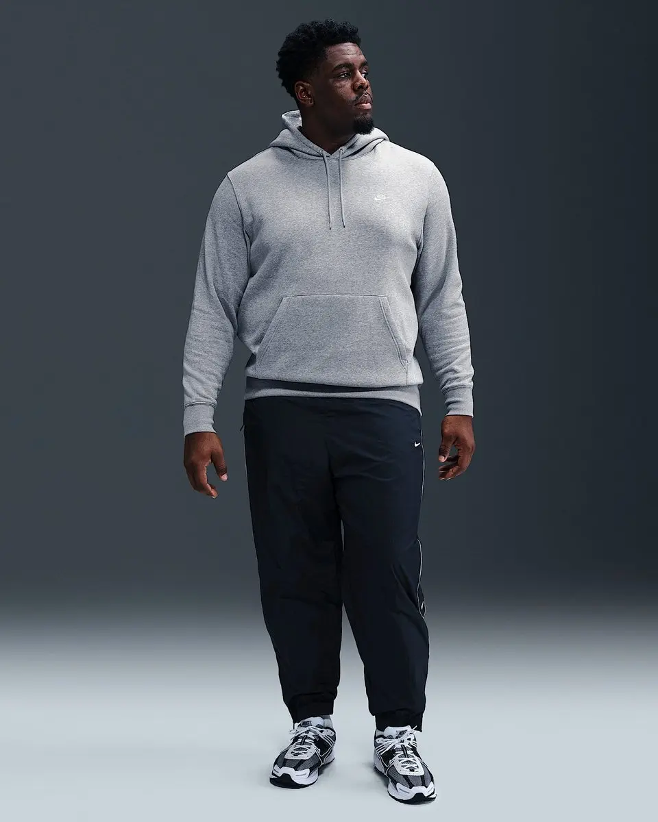 Nike Club Fleece Hoodie Heren - XL - Grijs - afbeelding 2 van 6