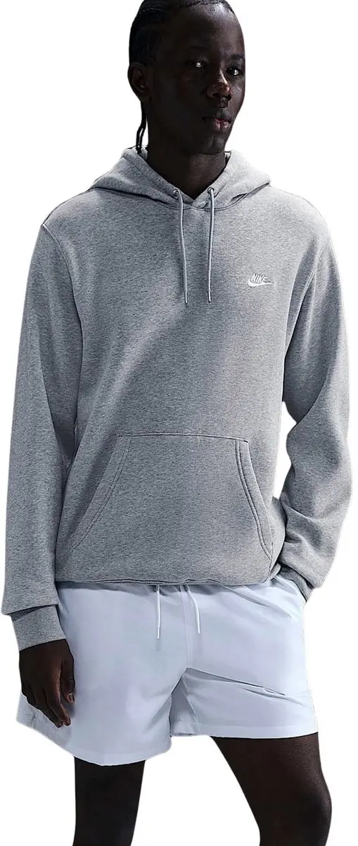 Nike Club Fleece Hoodie Heren - XL - Grijs - afbeelding 6 van 6